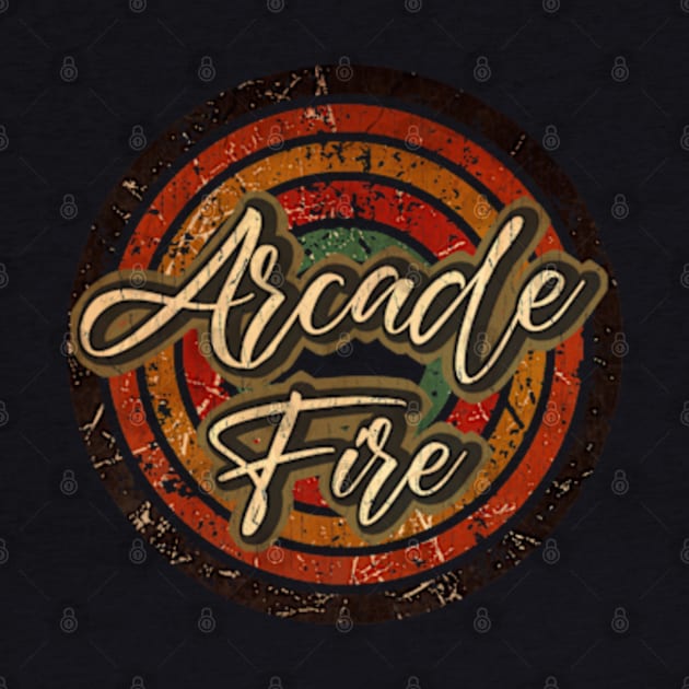 Arcade Fire - vintage design on top by agusantypo